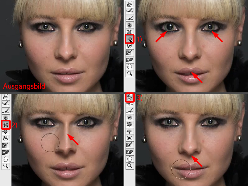 Looks Styles Mit Photoshop Gesichtsform Optimieren Photoshoptutorials De