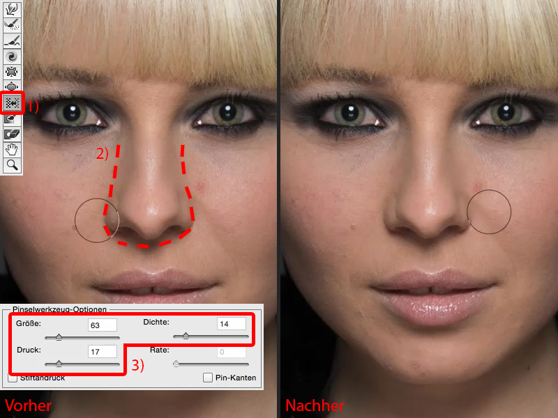 Looks Styles Mit Photoshop Gesichtsform Optimieren Photoshoptutorials De