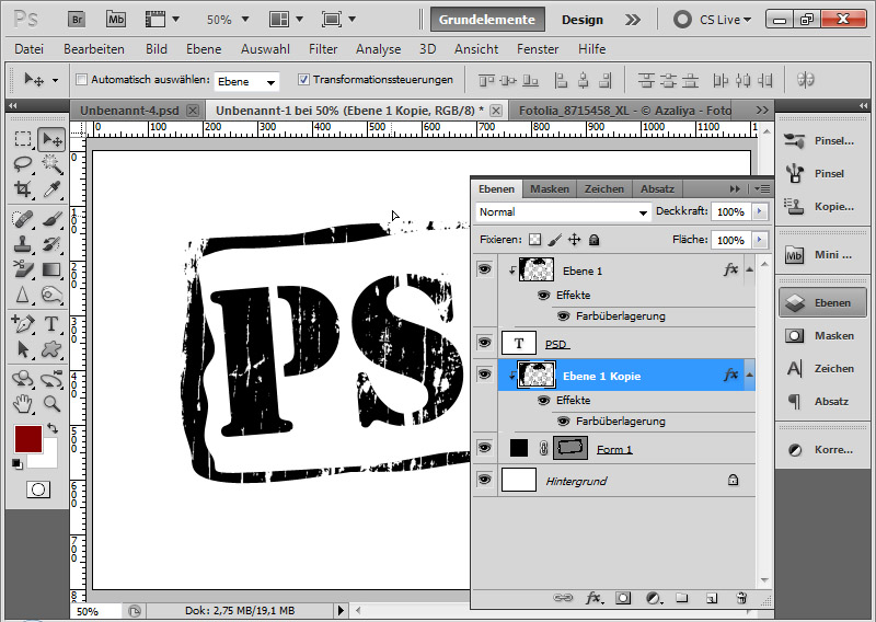 Tutorial Grungeeffekt Fur Typo Und Layout