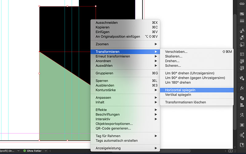 News Wie Ein Dreiseitiger Falz Flyer In Adobe Indesign Entsteht