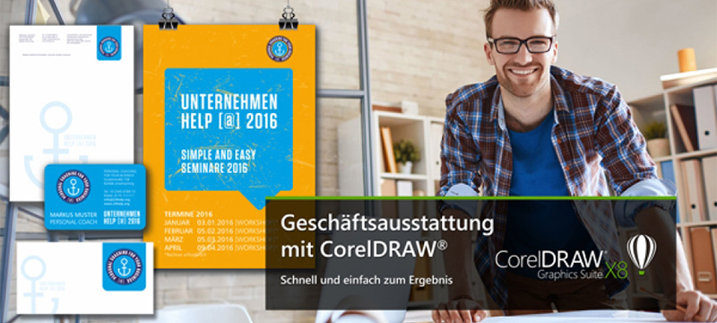 Einladung Webinar: Geschäftsausstattung mit CorelDRAW Einladung Webinar: Geschäftsausstattung mit CorelDRAW