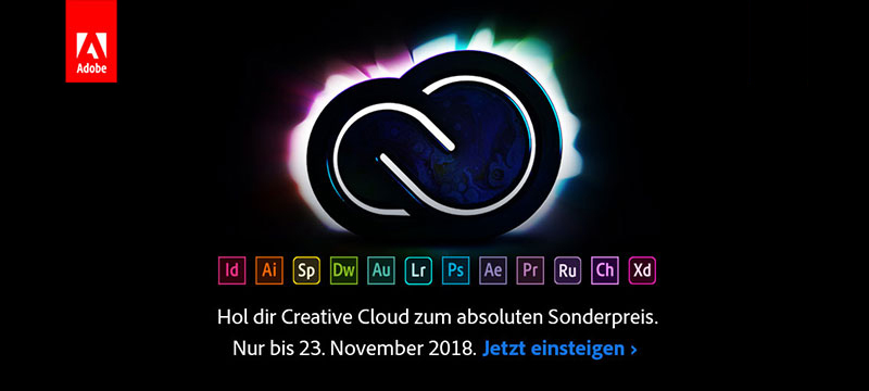 Adobe Creative Cloud: 40 % Rabatt!