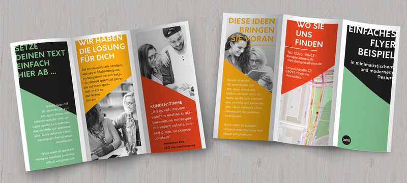 News Wie Ein Dreiseitiger Falz Flyer In Adobe Indesign Entsteht