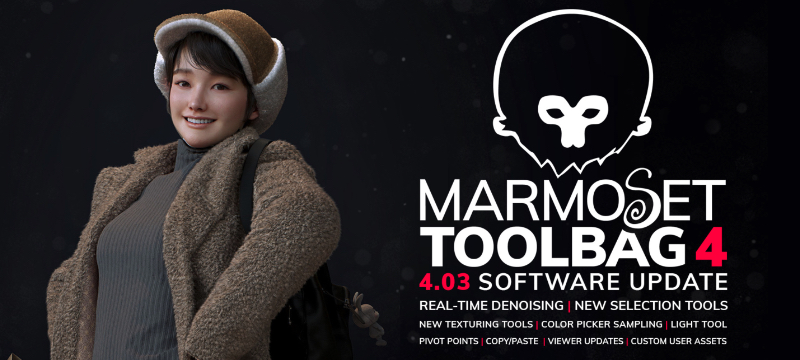 Marmoset Toolbag 4.0.3 ist da