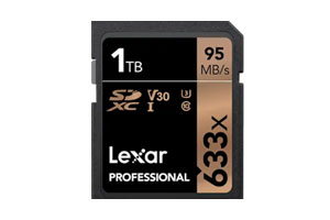 Lexar: 1 TB-Speicherkarte Lexar: 1 TB-Speicherkarte