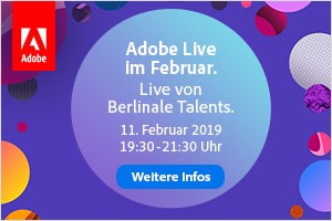 Berlinale Talents 2019: Special bei Adobe Live – 11. Februar! Berlinale Talents 2019: Special bei Adobe Live – 11. Februar!