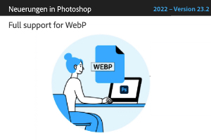 webP in Photoshop 23.2 webP in Photoshop 23.2